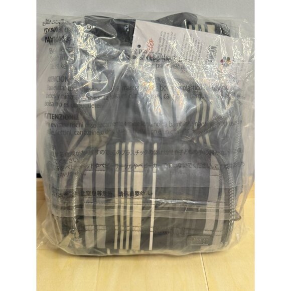 LUG Caddy Toiletry Case NWT Love Stripe Black - Picture 2 of 6